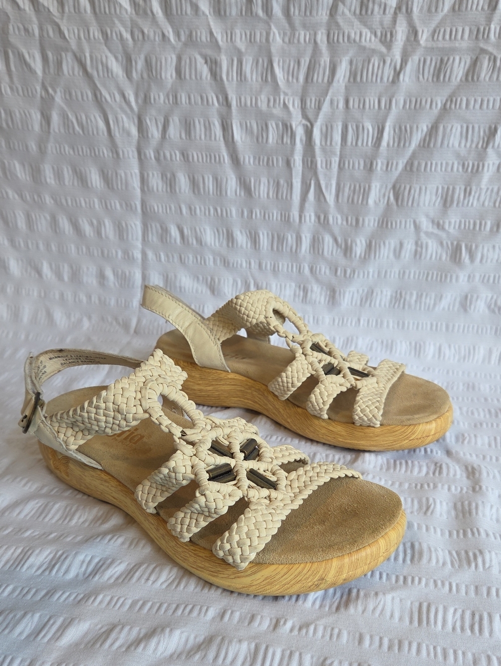 Alegria Jena Braided Slingback Sandals